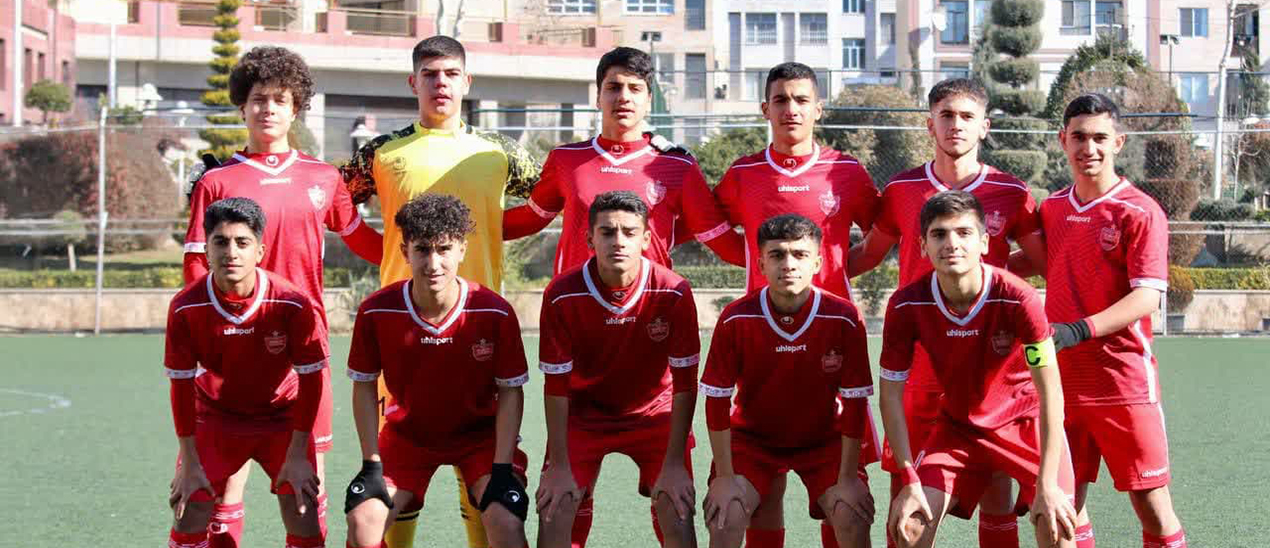 نونهالان پرسپولیس در زمین شاهین به برتری رسیدند